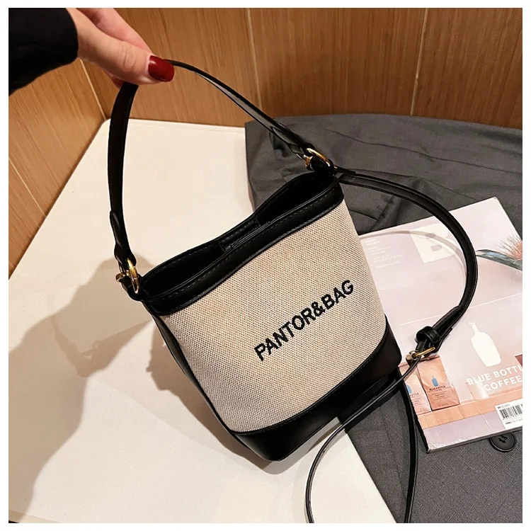 fashion woman lady vintage bucket handbag shoulder bag crossbody bag newest style