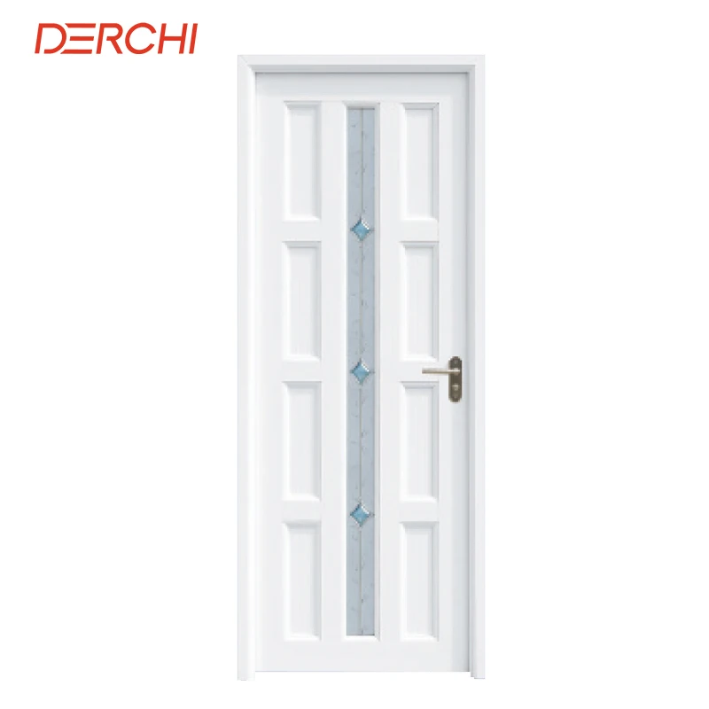 Australian standard UPVC Toilet Door Vinyl Plastic House Waterproof Bathroom Casement Door