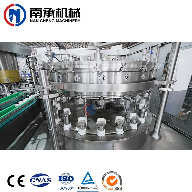 Carbonated fruit juice drinks tinplate can filling machine complete production line for sale