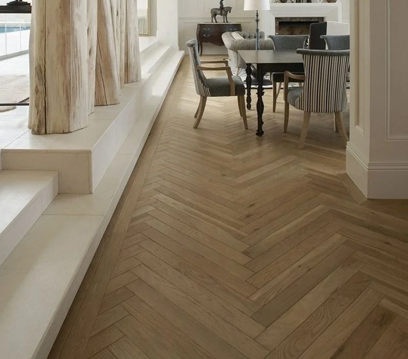 14mm/15mm natural color parquet white oak engineered floors  multilayer for sale