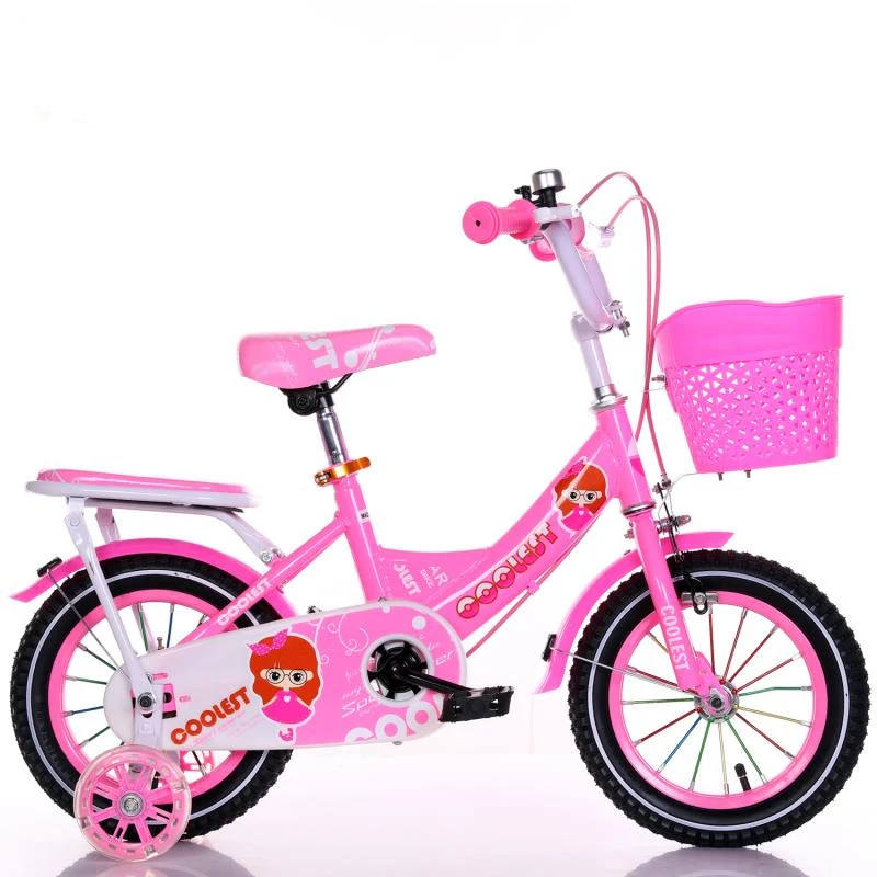 Fashionable princess kids bicycles girls boys bike children sports bike with removable auxiliary wheel