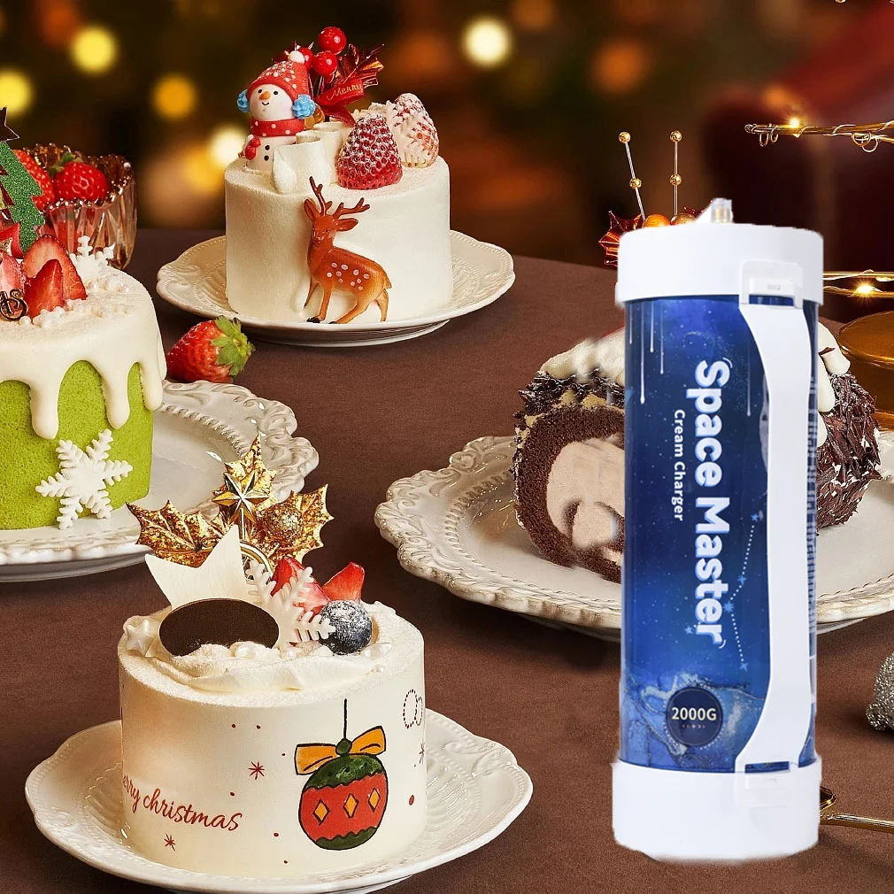 Food Grade Cream Charger Desert Tools Whipped 2kg Cream Charger Cylinder
