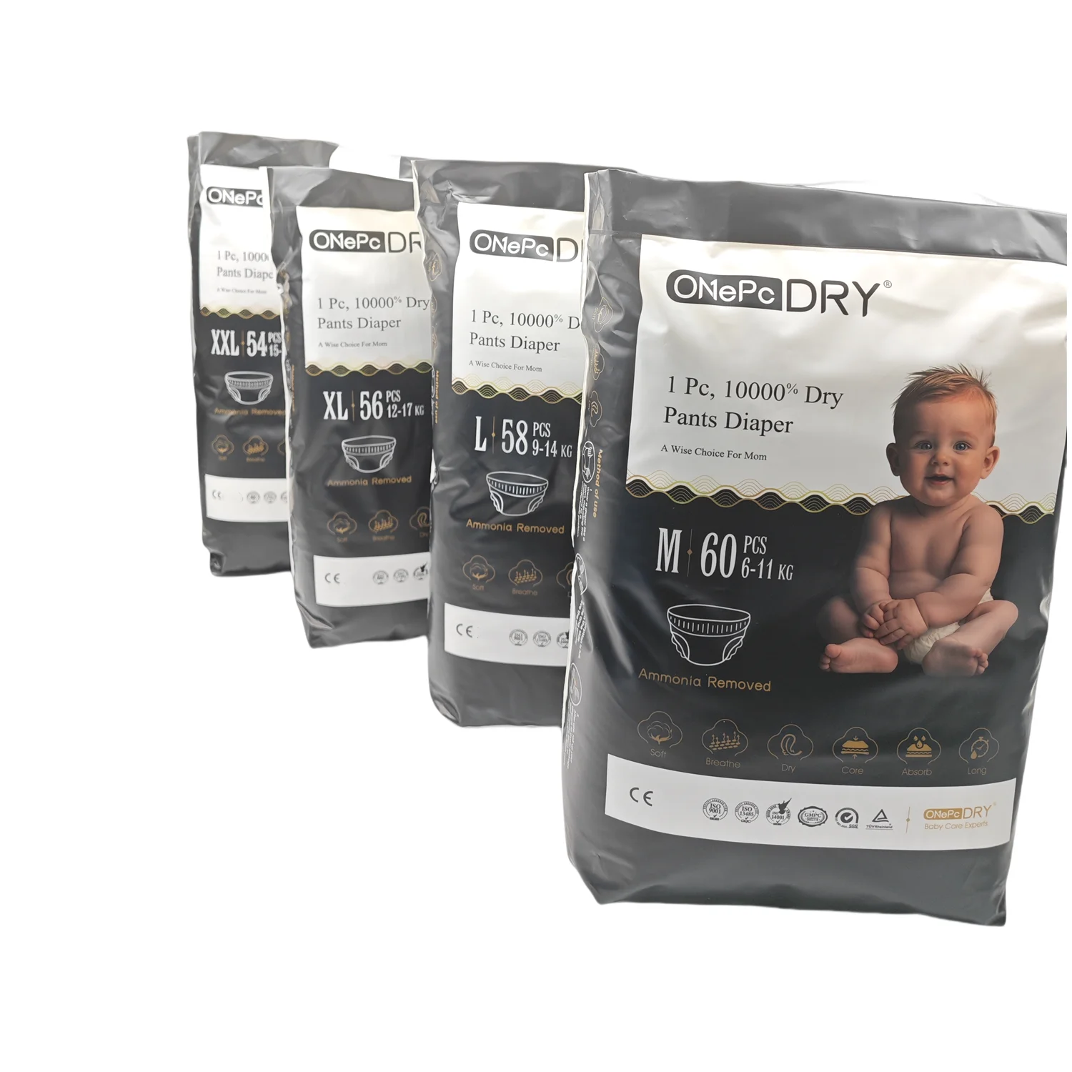 New technology diaper Soft cotton Baby training pants nappy manufacturer baby pants diaper