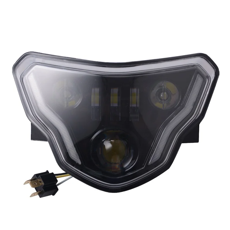 YongJin LED Headlight with High/Low Beam DRL With Angel Eyes For B-MW G310GS G310R