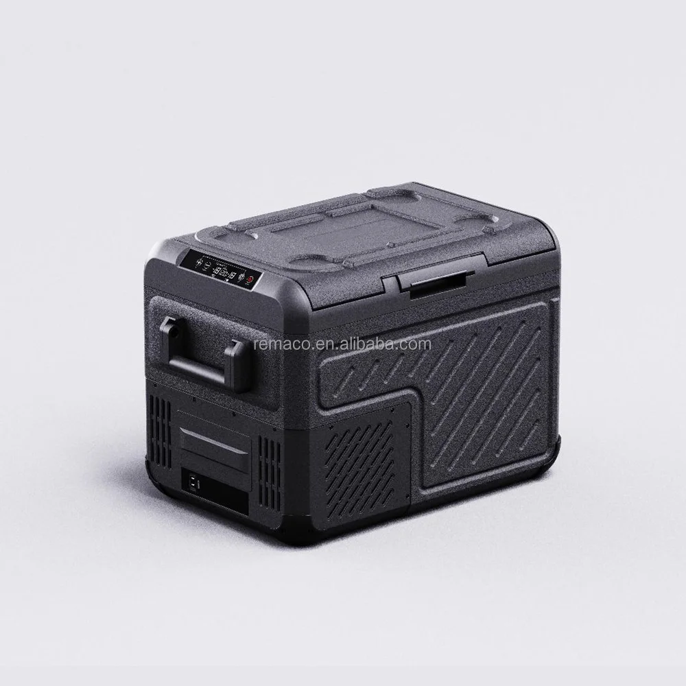 Outdoor Camping Hot Sale Portable small 40L 12v car fridge freezer for camping truck rv boat