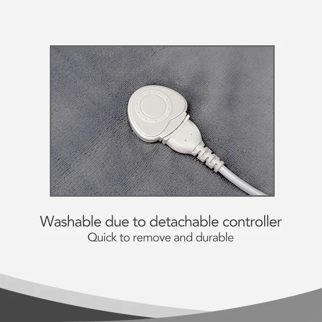 Двухстороннее очень мягкое одеяло с подогревом, размер 50x60 дюймов, 110 В, ETL