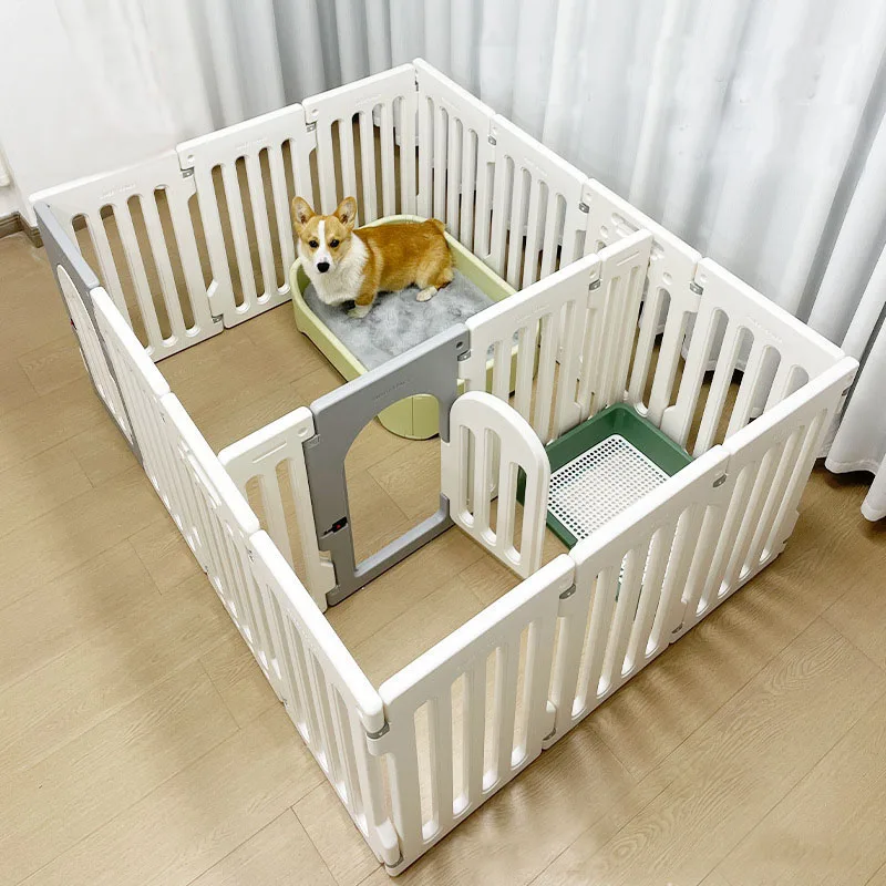 New style pets playpen indoor pet furniture, dog and cat small animal enclosure fence with raised plastic isolation fence
