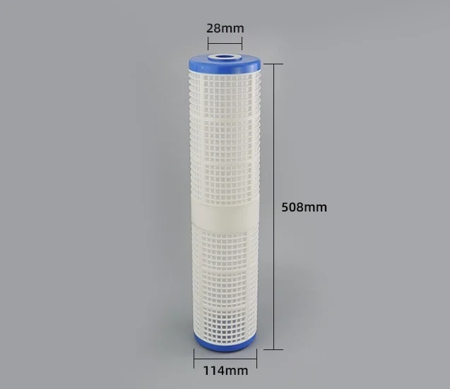 PP 5 / 7 / 10 / 20 Inch for Water Treatment Good Quality Micromesh Fishbone Nylon Mesh Filter Water Filter Cartridge