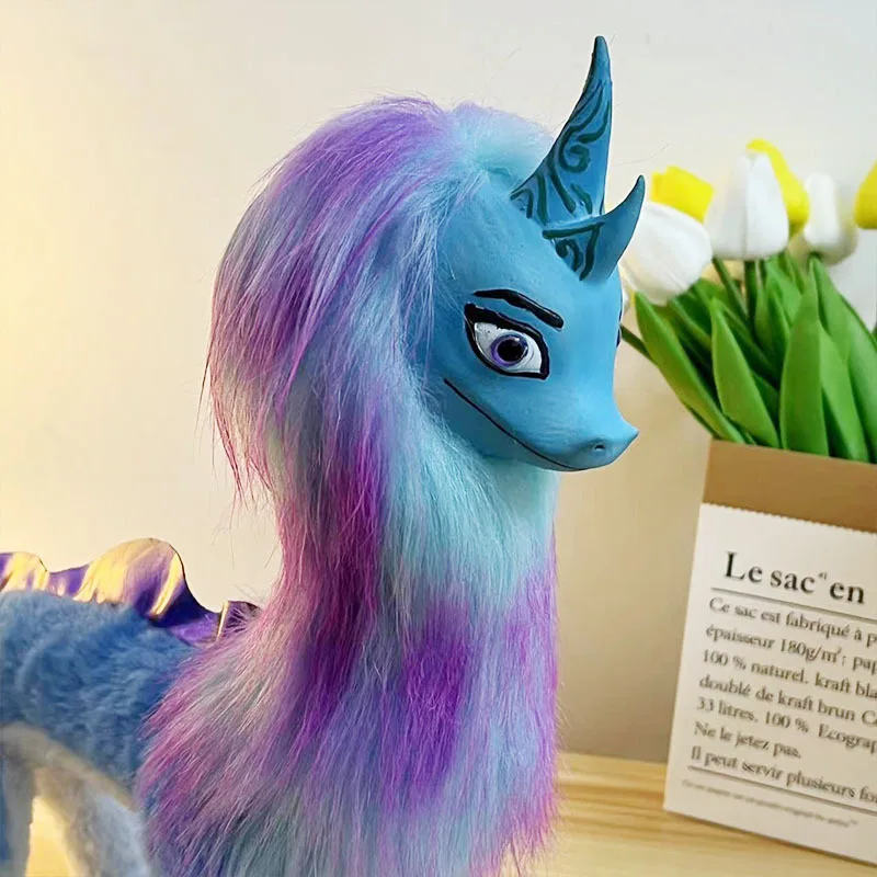 Blue Dragon Plush Stuffed Animal,Dragon of Freedom Toy Figure for Boys and Girls,Dragon Doll for Halloween Christmas Decor Gifts