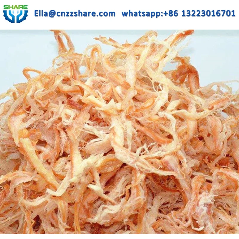 Sleeve-fish Roaster Squid Silk Machine Dried Shredder Squid Roasting and Press Machine