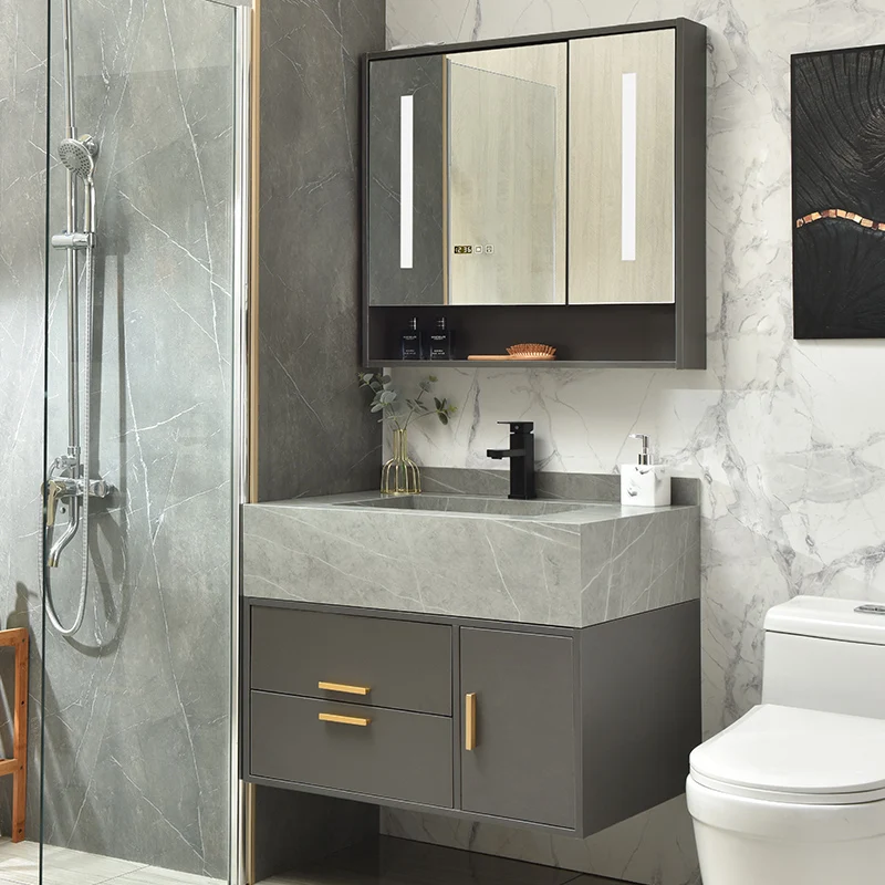 Factory Direct Sales Bathroom Vanity Cabinets Furniture Wall Bathroom Cabinet Bathroom Sink With Cabinet Modern
