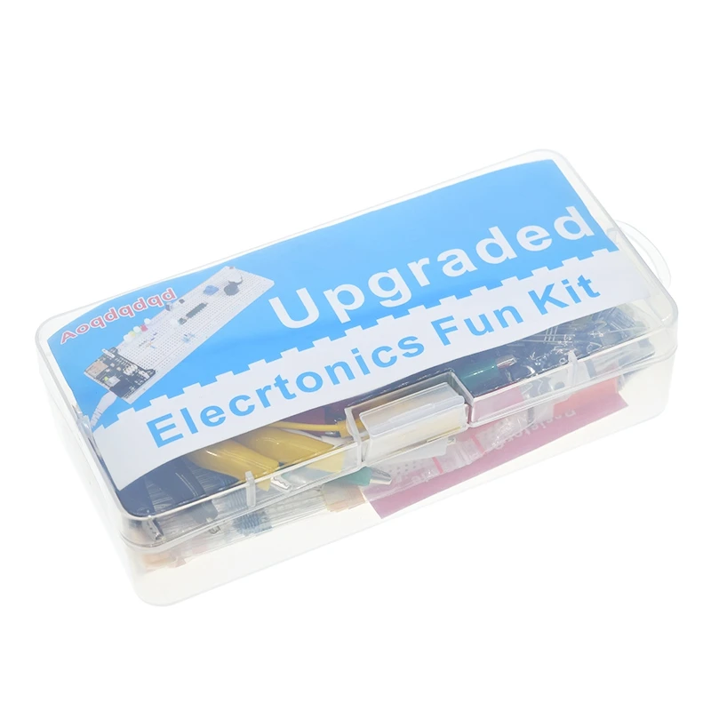 TZT Crocodile Clip Suit Beginner Electronic Components Basic Components Kit For Arduino UNO R3 KIT