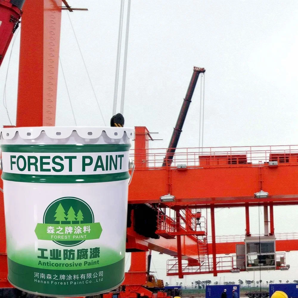 Trailer Coating Alkyd Enamel Paint Anti Rust Iron Red Oxide Primer Paint