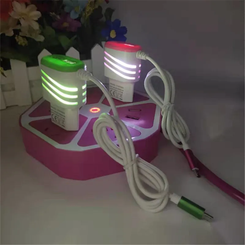  5 В 2 1 А Портативное зарядное usb-устройство usb-кабель для быстрой зарядки адаптер питания настенного
