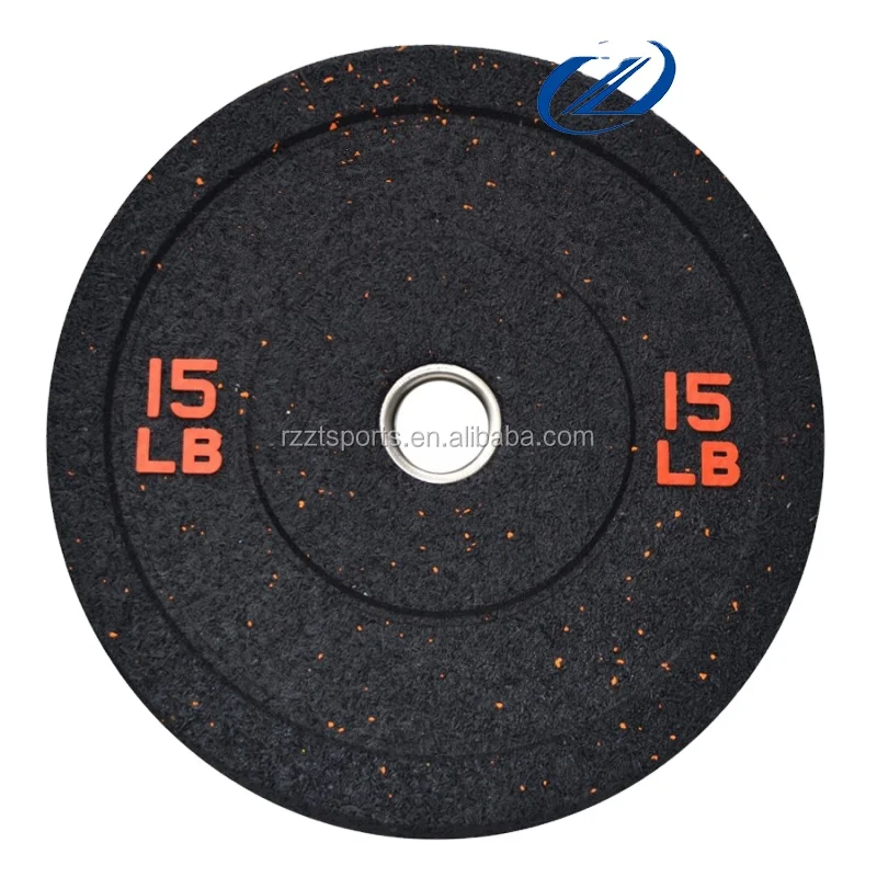 15 lbs weightlfiting crumb rubber weight plates