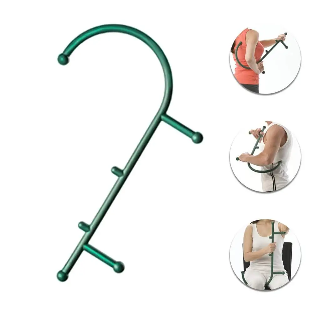 Back and Neck Massager for T rigger Point, Cane Back Hook Massager Neck Self Muscle Pressure Stick