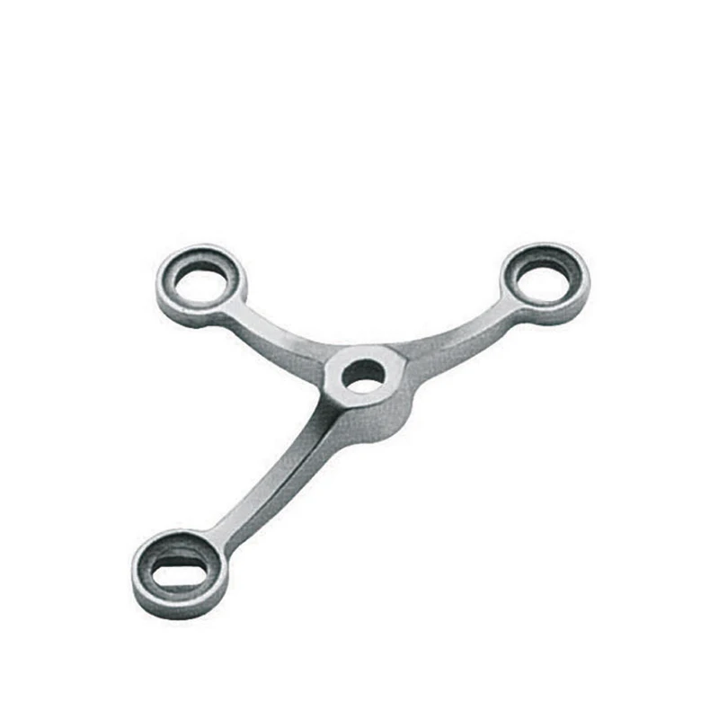 Spider Fittings Hot sale Point-Fix Glass Curtain Wall Stainless Steel Glass Curtain Wall Spider Fittings Brackets  Frameless Str