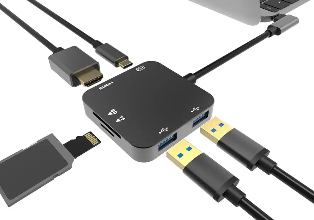  Док-станция с многопортовым адаптером и портом HDMI
