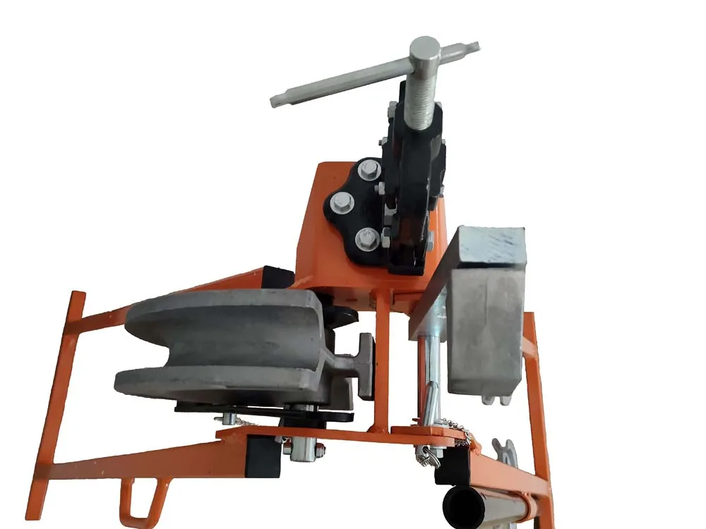 Электрический ПГ металлический трубогиб с тиском для гибкой трубы