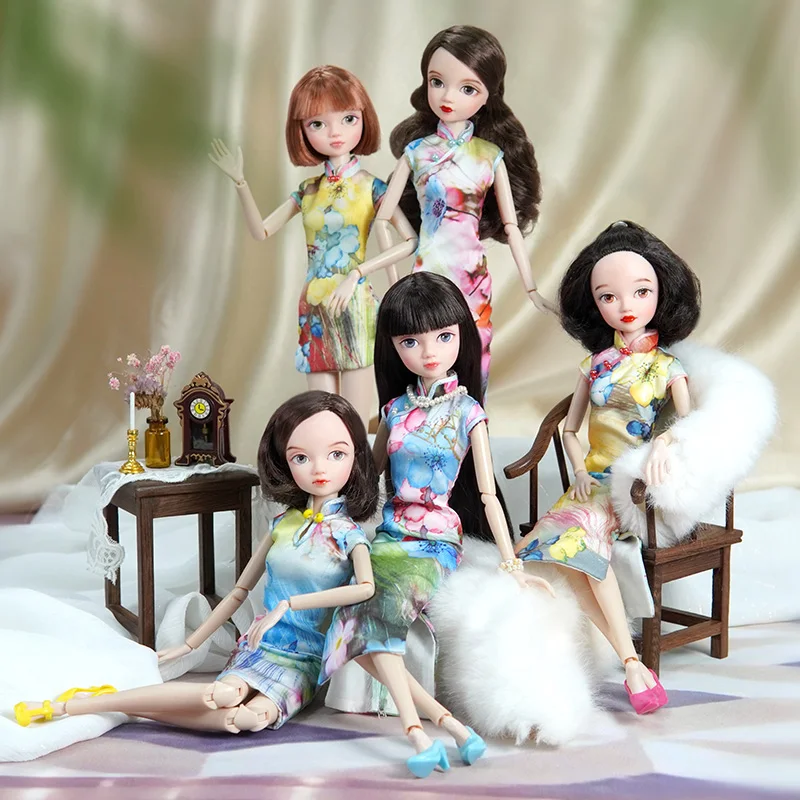 Высококачественная износостойкая Модная Кукла Bjd прямые волосы для куклы наряжаться