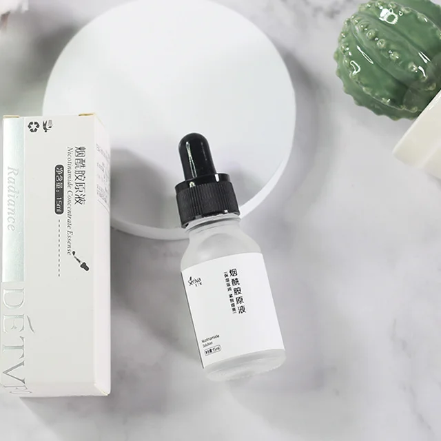 private label brightening anti-aging serum vitamin c niacinamide serum