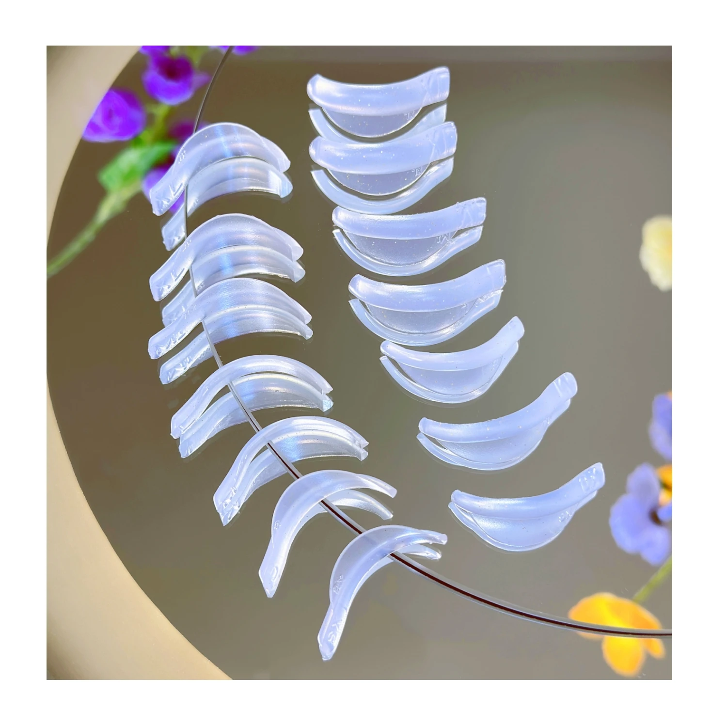 Lash Lift Pad, Liber Beauty Eyelash Lamination Perm Rod, Soft Lifting Shield 6 Size Curler Mega U Curl Guard For Perming & Tint