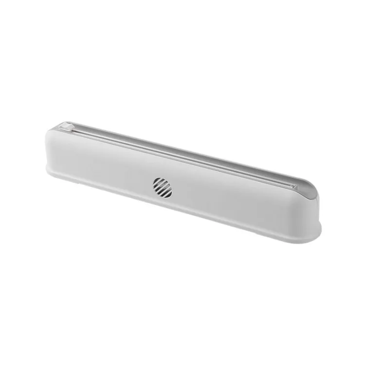 Plastic Food Wrap Dispenser with Slide Cutter Refillable Cling Film Dispenser  Magnetic Refrigerator Artifact household economic