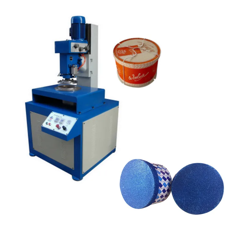 cake box edging machine, paper tube curling  machine, cake chassis shaping machine cake box lid edging machine
