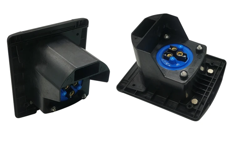 OEM RV external power interface Waterproof external power box 16A32A mains interface RV accessories