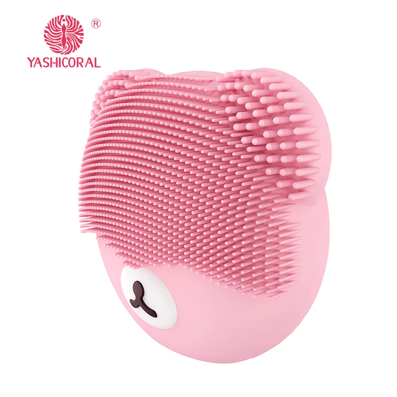 2020 Wholesale Waterproof Mini Vibration Rechargeable Silicone Deep Pore Face Cleaning Sonic Electric Facial Cleansing Brush