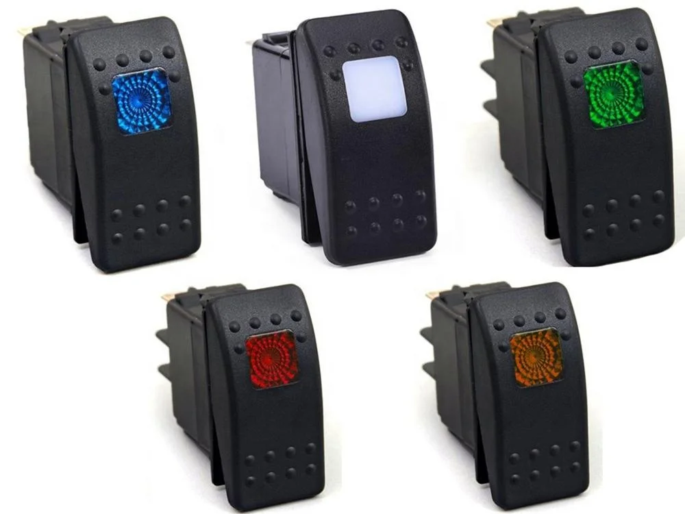 ARB Style LED Rocker Switch Backlit 4X4 4WD 12V ON/OFF Switch