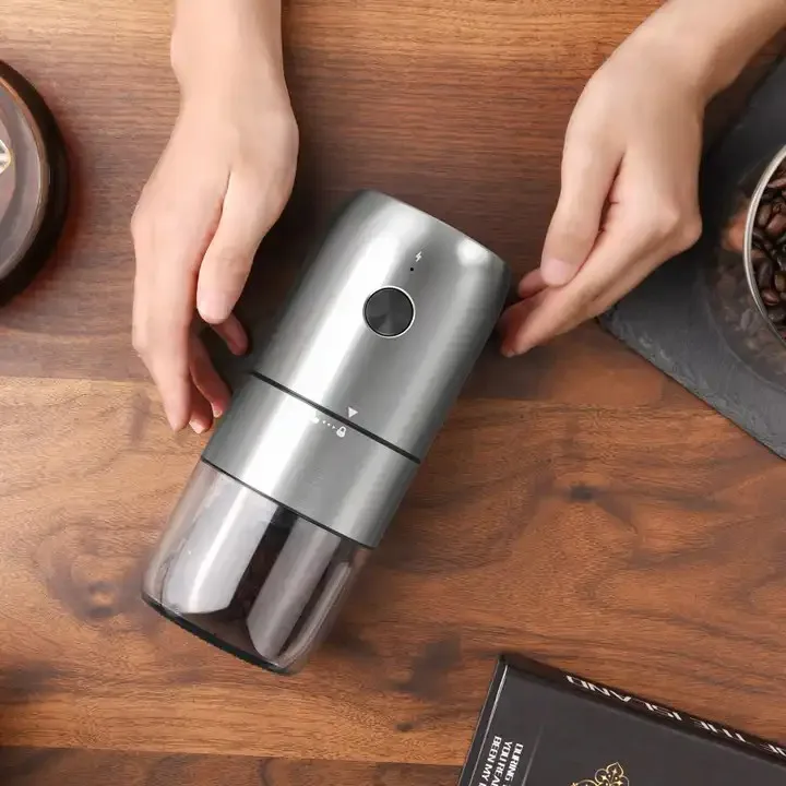 Adjustable Grind Settings Electric Ceramic Conical Burr Coffee Grinder Portable & Travel Friendly Whole Bean Mill