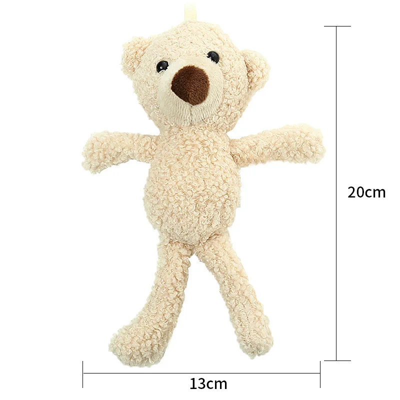 Factory 20cm Small Teddy Bear Plush Toy Bear Plush Toys Mini Teddy Bear Dolls Gift Party Wedding Present Pendant Cute Teddy Doll