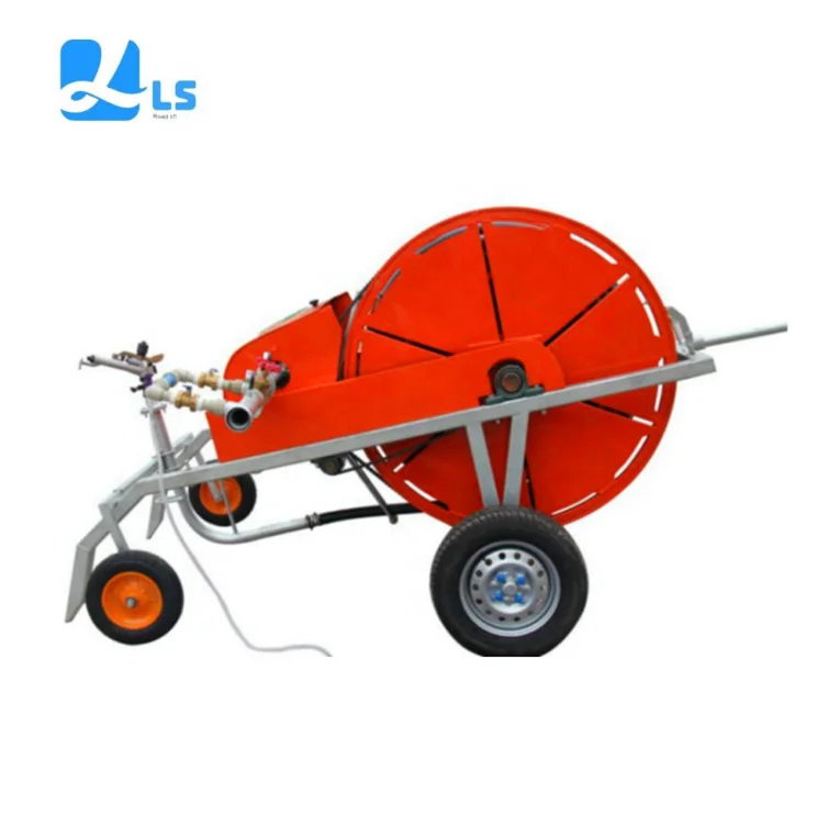 Field water fertilizer integrated sprinkler winch type sprinkler reel type irrigation vehicle agricultural sprinkler