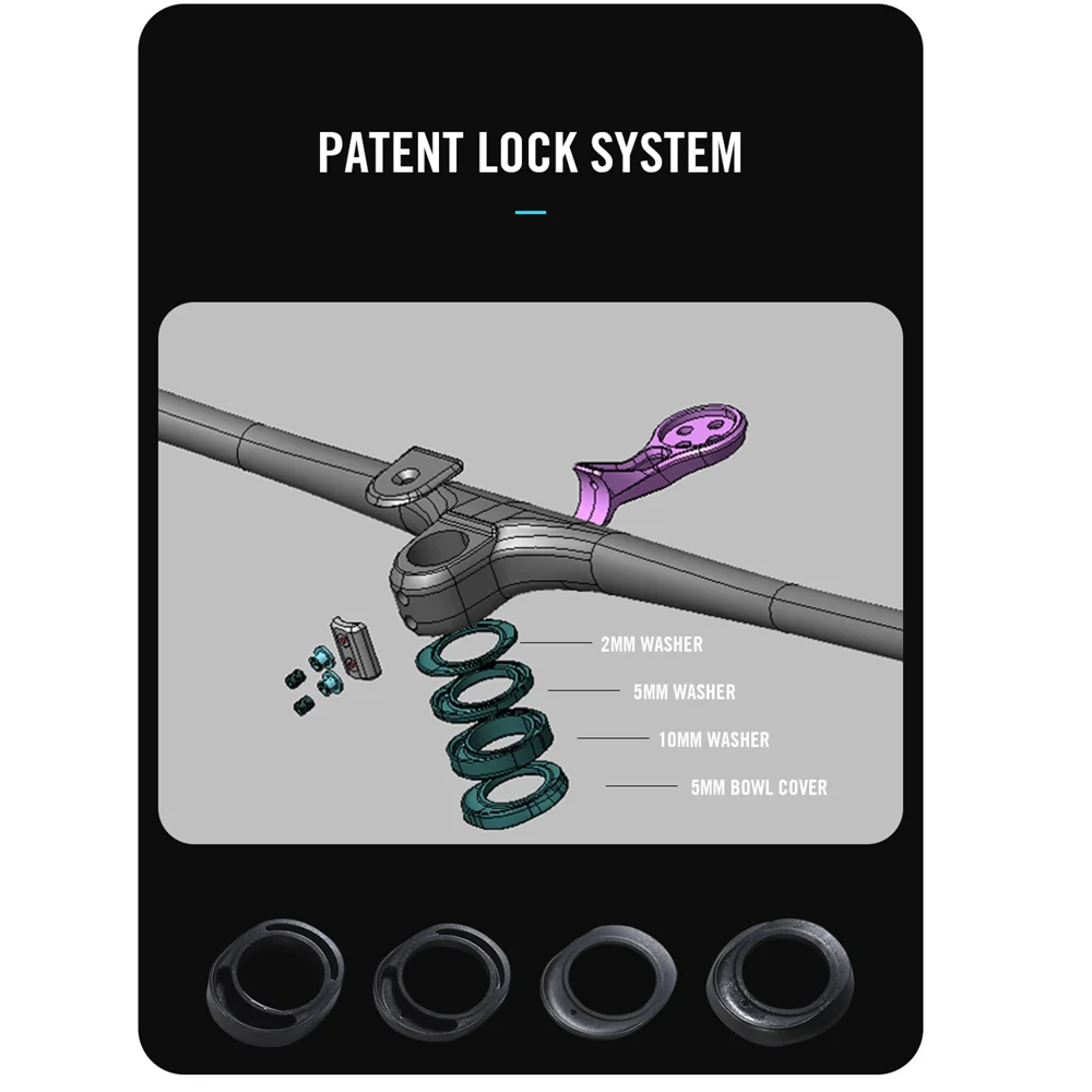 T1000 Carbon Handlebar Integrated MTB Racing Bike Handle Bar -10degree Unit 810*28.6mm AM DH ENDURO Mountain bicycle Handlebar