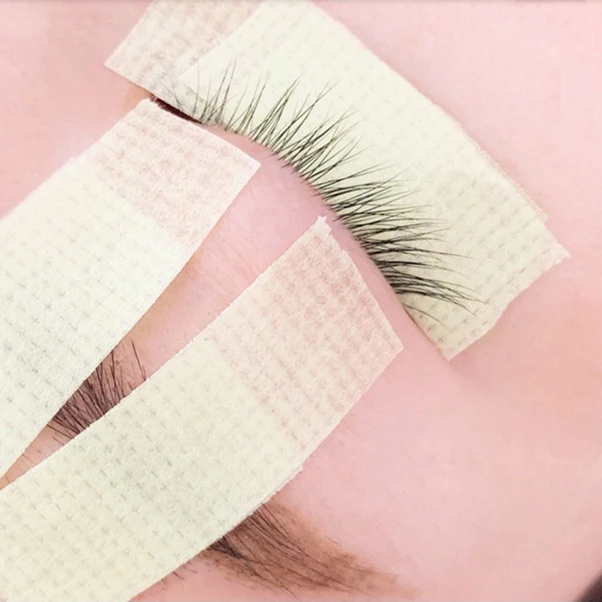 Breathable Lash Adhesive Tape Medical Micropore Fabric Color Eyelash Extension Tape Pink Sensitive Silicon Gel Lash Tape