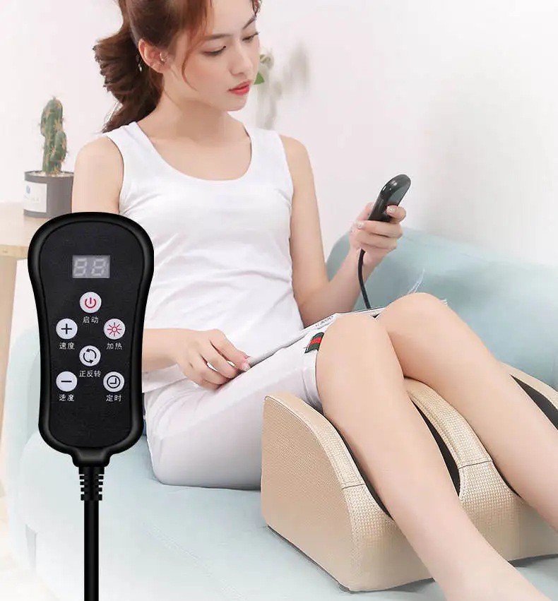 Youmay arm leg foot muscle relax massage Shiatsu Air pressure massage foot rolling safe timing foot massager