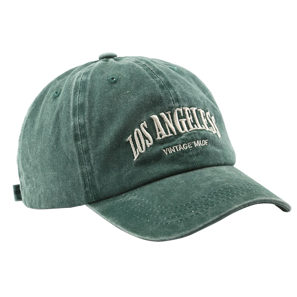 Women Baseball Cap Summer Denim Hats Men Spring LOS ANGELESS Embroidery Sports Caps Cotton Outdoor Vintage Gorras Casual Cap