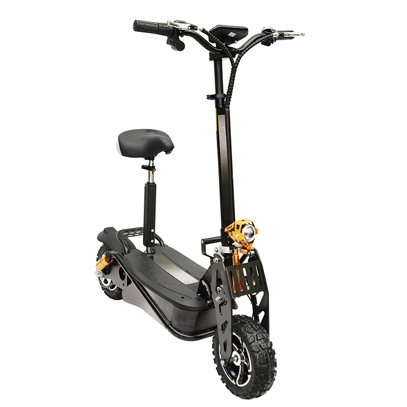 Electronic Scooter 1600W 12inch Folding Scooter Electric Lightweight for Adults