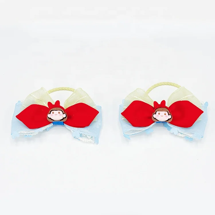 High Elastic Butterfly Hair Ties Cute Girl Rubber Band Girls Accessories Kids Children Hairbands