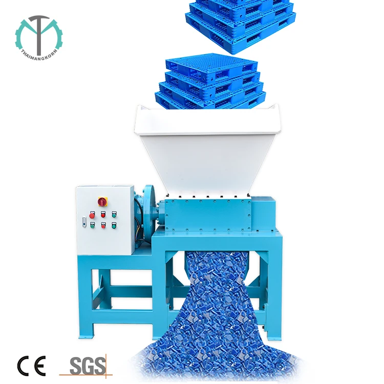 Environmental Protection Double Shaft Shredder Wood Shredder Machine Wood Sheet Shredder