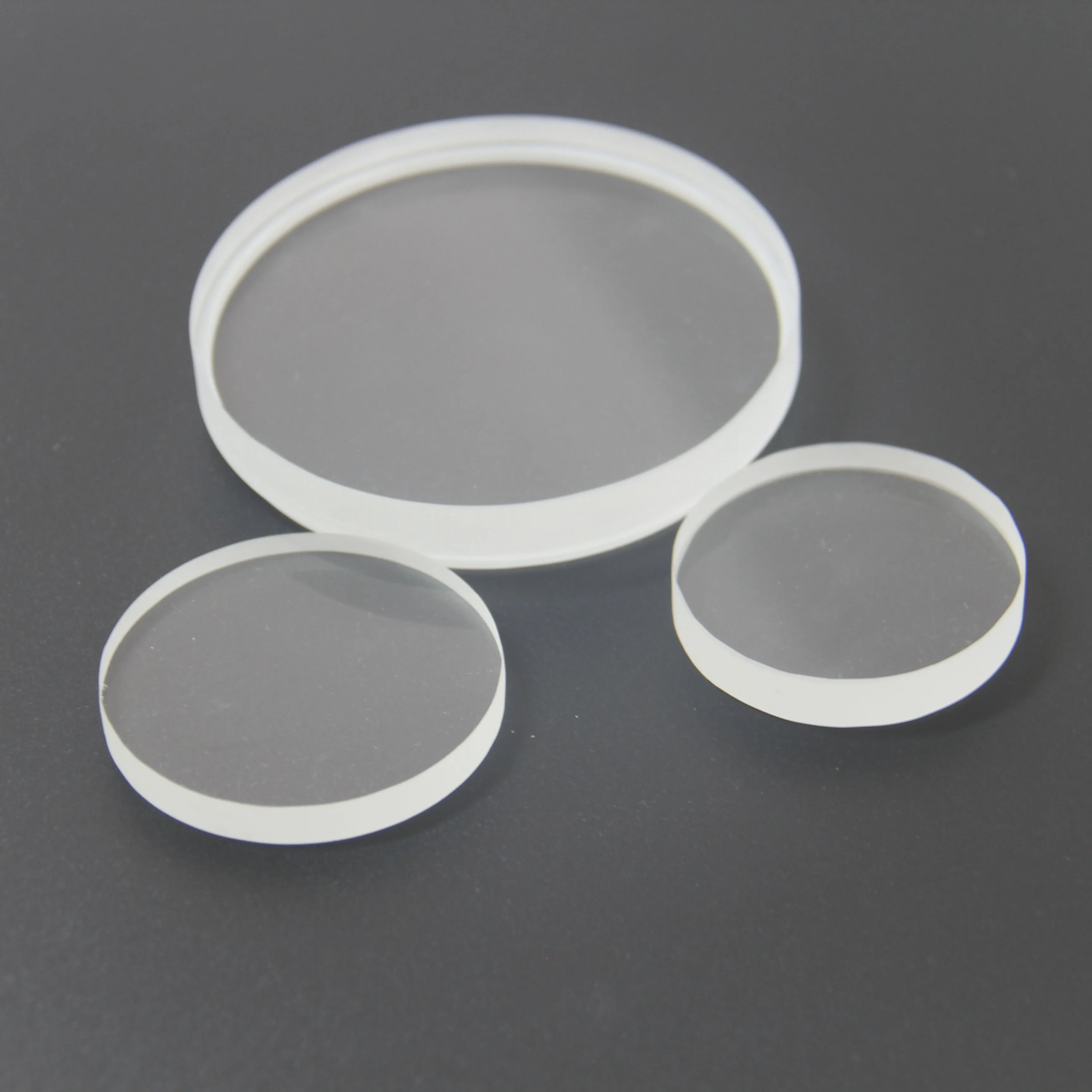 Fused Quartz Glass Thin Wafer Piece High Temperature Custom Fused Silica Slab Windows