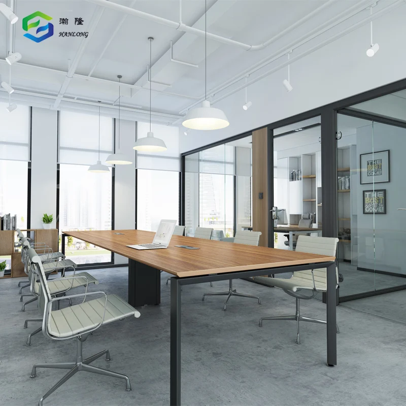 Высокое качество Конференц-зал мебель 6 человек небольшой офисный стол для встреч
