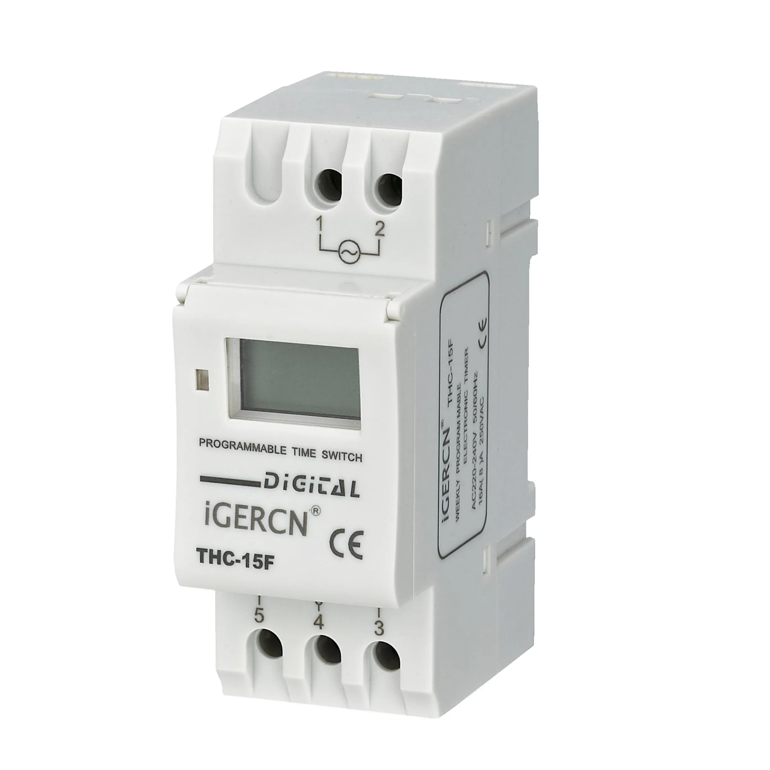 48vdc THC-20F 16amp micro computer timing control  pulse function seconds control timer switch 7 days  Programmable   AUTO
