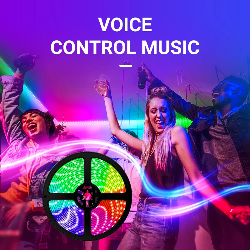 Smart Lights Christmas Decoration Google Aleaxa IP65 10W/M DMX512 Programmable Flexible RGB LED Strip Light