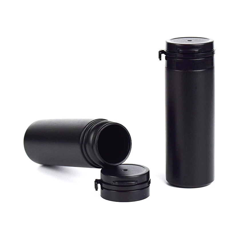 Alibaba china black pp bottle health care product bottle,black plastic botttle in stock