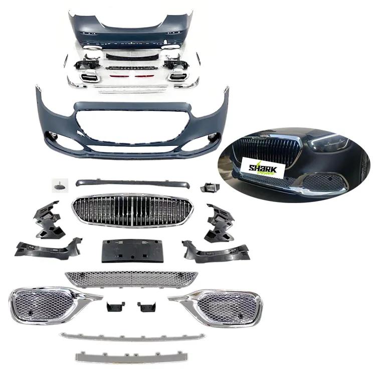Body Kit Facelift For 2021 Mercedes Benz E Class W213 Front Bumper Grill Rear Bumper Diffuser Exhaust MBH Style Body Kit