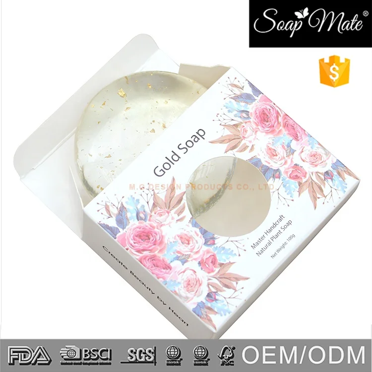 Skin Lightening Anti Wrinkle Moisturizing Essential Oil Against Allergies Amino Acid 24k Gold Face Natural Soap