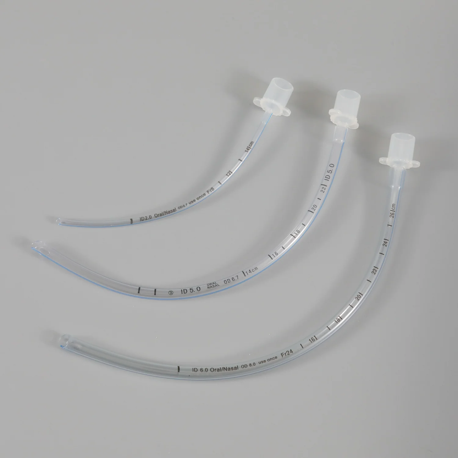 Low price hospital equipment disposable medical oral nasal uncuffed endotracheal tube