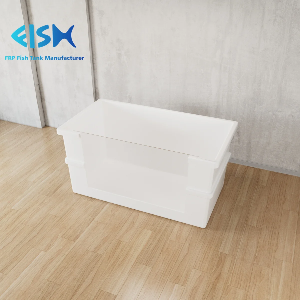 FISH Factory custom Recirculating Aquaculture Systems decoration fish farming aquaponics tank crystal glass aquarium fish tank